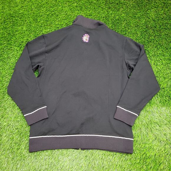 JMU Basketball Jacket Medium 22x28 Black Warm-Up - Picture 2 of 14